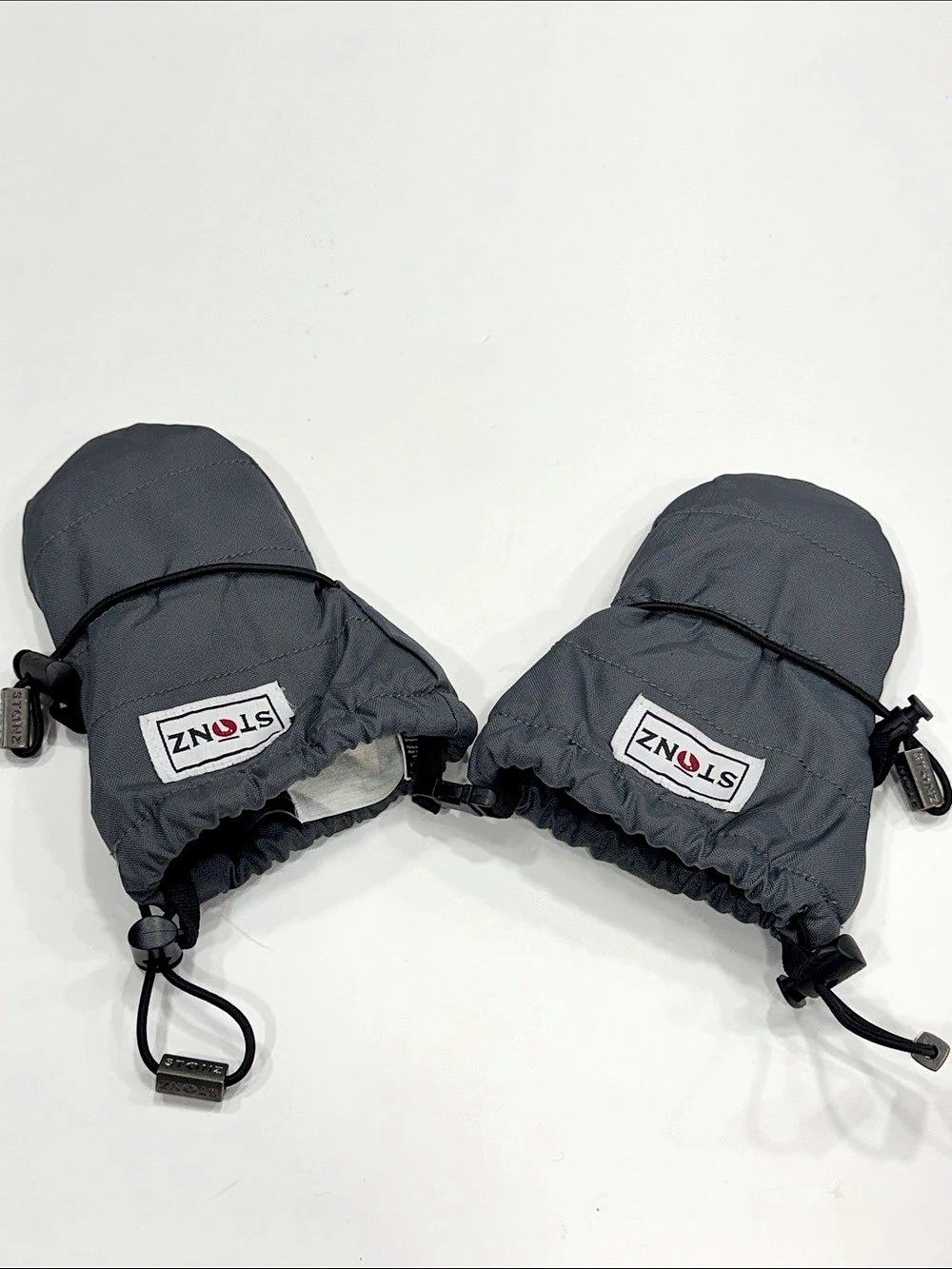 Stonz Baby Mittens | Grey | 0-12M | Waterproof Thinsulate Fleece